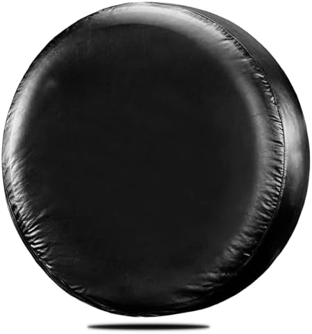 14 Inch Spare Tire Cover Waterproof Dustproof PU Leather Tough Tire Wheel Cover by WSSROGY%C3%97LAMEA
