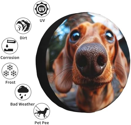 Dachshund Dog Spare Tire Cover Weatherproof Universal Wheel Protectors Wheel - Image 5