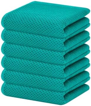 Homaxy 100% Cotton Waffle Weave Kitchen Dish Towels 6-Pack by Homaxy