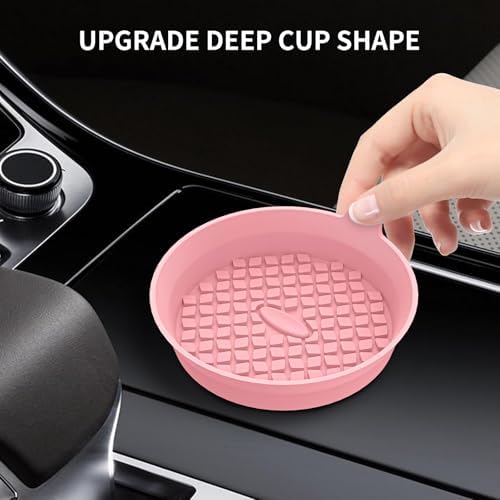 ME.FAN Car Cup Holder Coasters Silicone Cups Mats, Automotive Universal - Image 4