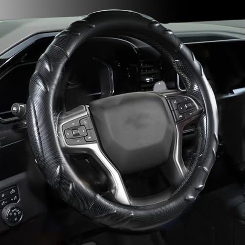 Car Steering Wheel Cover for Chevy Silverado 1500 2500 3500 by CACAWIZ