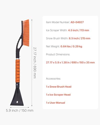 VEVOR Snow Brush and Ice Scrapers - Image 7