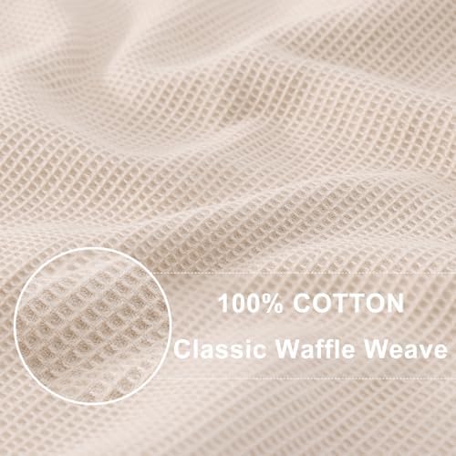 Homaxy 100% Cotton Waffle Weave Dish Cloths, 8 Pack - Image 2