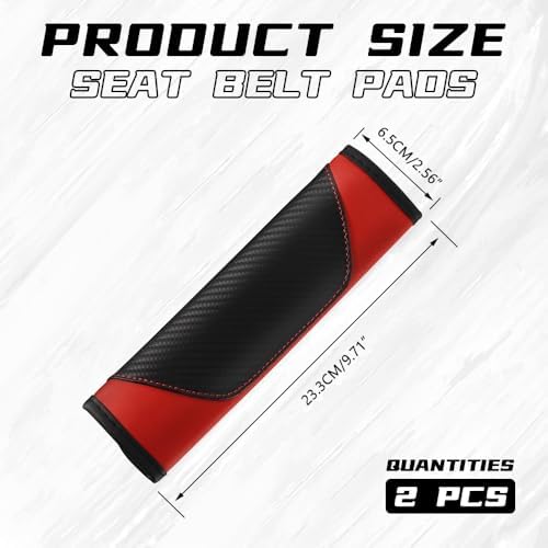 2PCS Car Seat Belt Cover Pads, Seatbelt Shoulder Cushion - Image 2