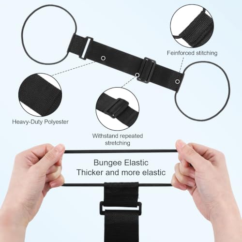 4 Pack Luggage Straps for Suitcases, Sturdy Suitcase Connector Strap - Image 3