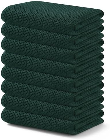 Kitinjoy Cotton Waffle 8-Pack Kitchen Towels by Kitinjoy