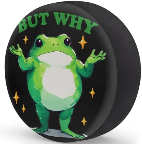 Rv Spare Tire Cover Wheel Funny Animal Frog Tire Covers Wheel Protectors - Image 2