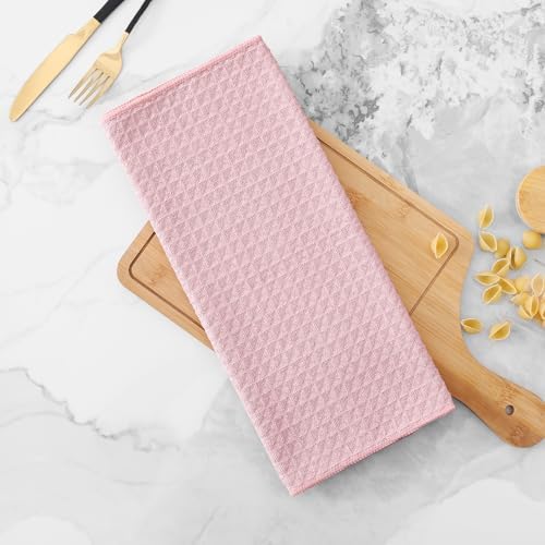 Homaxy Microfiber Waffle Weave Kitchen Towels, 8 Pack - Image 6