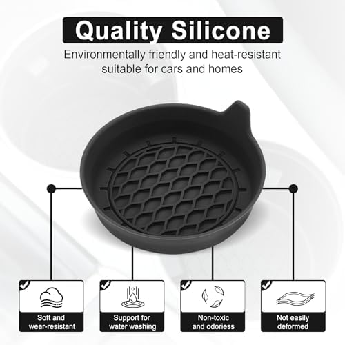 SINGARO Car Cup Holder Coaster, Silicone Cup Holder Insert, Universal Non-Slip - Image 5