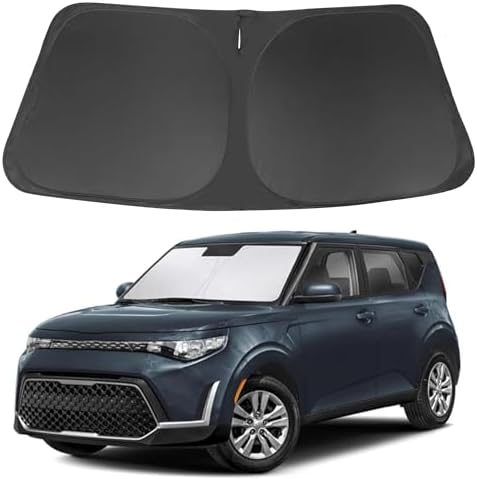 Windshield Sun Shade for 2020-2025 2026 Kia Soul Accessories by LHFLIVE