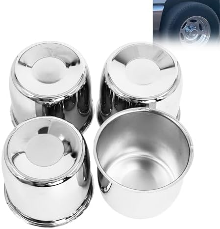 4.25" Center Bore Push-Through Trailer Wheel Center Caps, 3.66" Tall by PodoyDirect