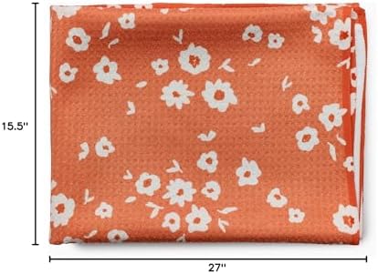 Wildflowers Microfiber Kitchen Towels | Waffle Fabric Tea Towel| Super Absorbent - Image 6