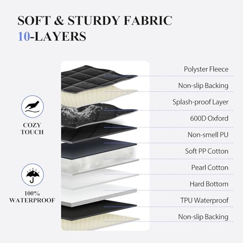 Hard Bottom Dog Truck Seat Cover - Image 3