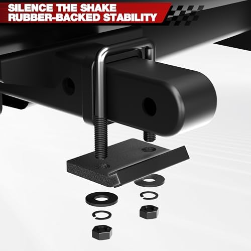 Hitch Anti Rattle Clamp for 1.25” to 2” Receiver, Heavy Duty Hitch Tightener - Image 5