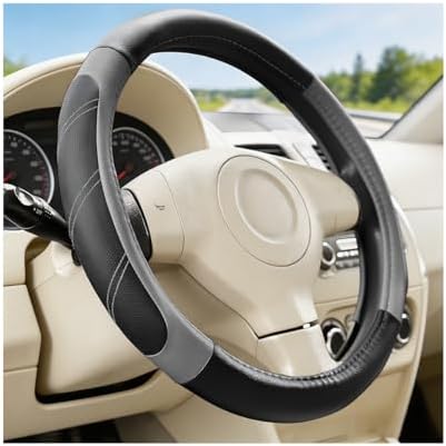 Car Steering Wheel Cover, 14.5-15" by BCOWPV