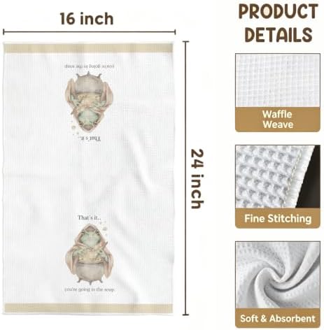 Wizard Frog Kitchen Towel, Gifts - Image 4