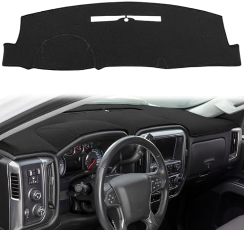 Dash Cover for GMC Sierra/Chevy Chevrolet Silverado 1500 2014-18 Y32 by YIZ