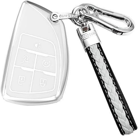 for Chevrolet Key Fob Cover, TPU Protective Key Case by Yonmcfn