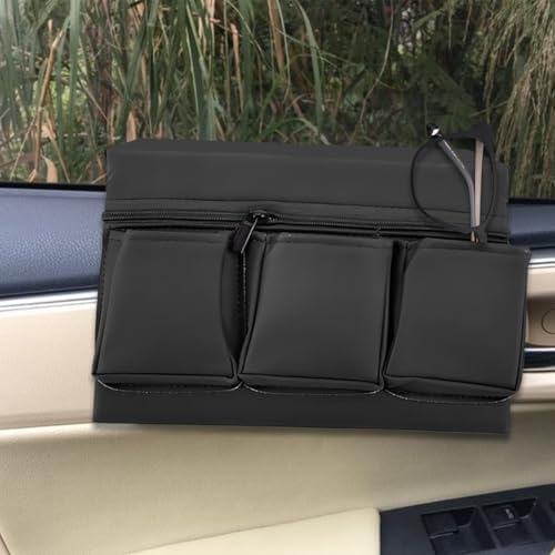 Mandark Leather Car Window Armrest Organizer - Image 6