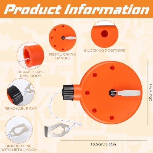 AmazingSpark 1 Chalk Line Tool for Building 100 ft - Image 2