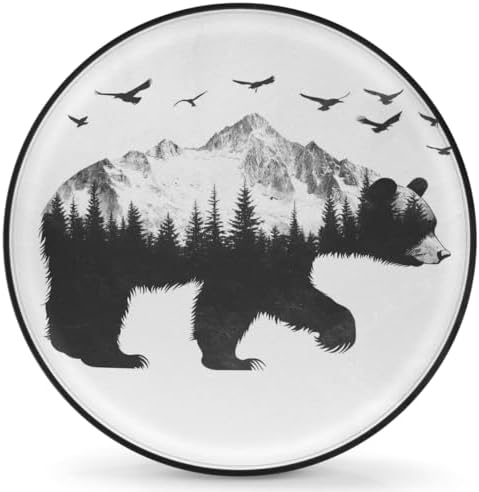 Rv Spare Tire Cover Wheel Mountain Bear Bird Tire Covers Wheel Protectors by FengQuGou