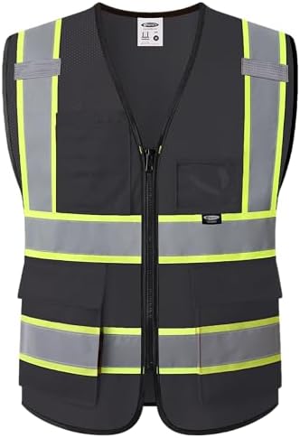 JKSafety Safety Vest for men women Hi Vis Vest by JKSafety