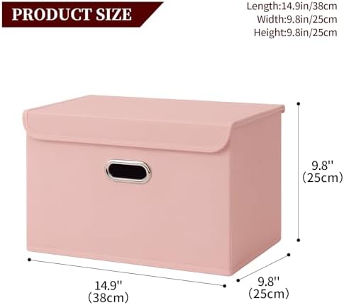 STOREONE Fabric Storage Cube Bins Foldable Organizer Container Collapsible - Image 2