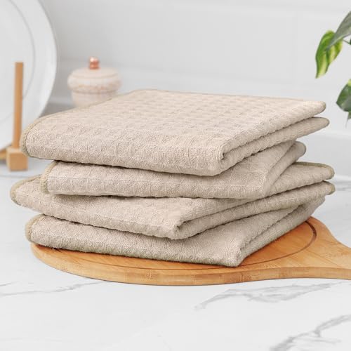 Homaxy Microfiber Waffle Weave Kitchen Towels, 6 Pack - Image 6