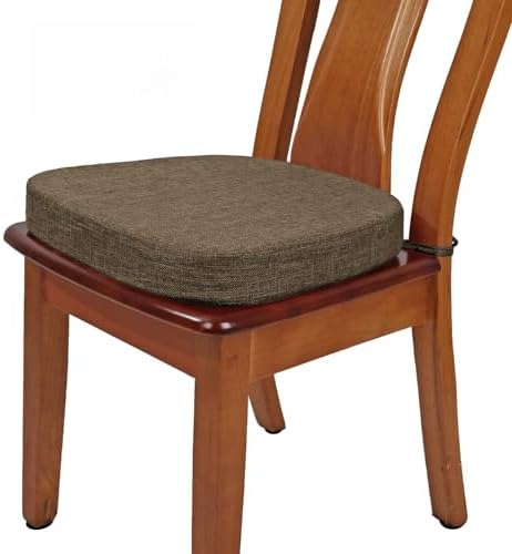 BUYUE Thickened 2.5" Friendly Woven Fabric Dining Chair Cushion, U-Shape High by BUYUE