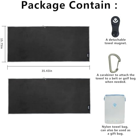 4Monster Golf Towels 2-Pack - Image 4
