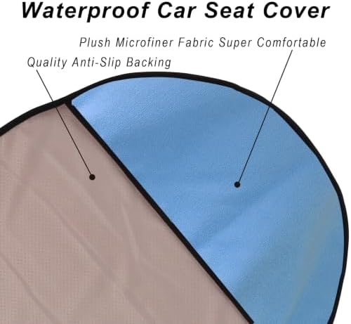 Car Seat Cover Protector Front Seats, - Image 5