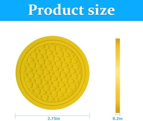 Mandark 2PCS 2.75 Inch Car Cup Holder Coasters - Image 2