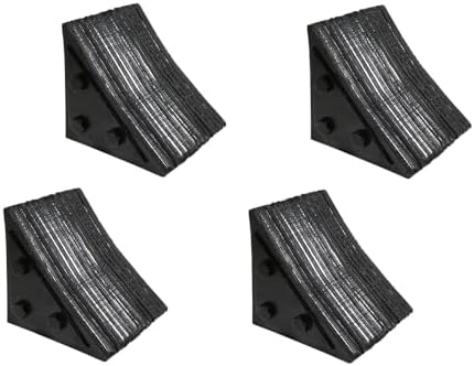 Mytee Products 4 Pack 7" x7-1/2 x7-1/2 Small Laminated Rubber Wheel Chock by MyteeProducts