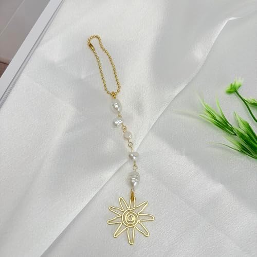 Sun Hanging Car Charm, Boho Crystals Decor - Image 2