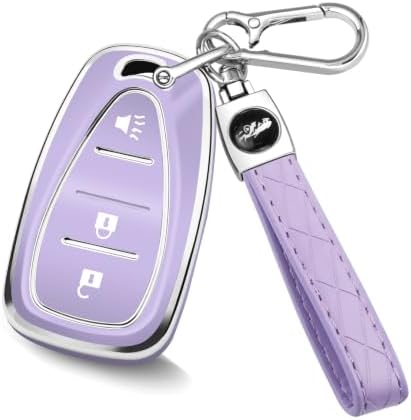 for Chevy Key Fob Cover, 3 Buttons TPU Key Cover by CARKEYCOVERforKERHXLE