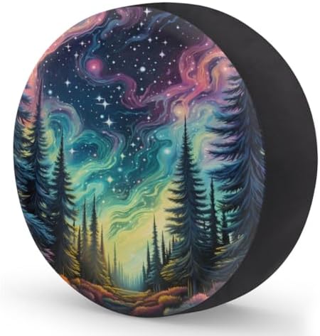 Galaxy Spare Tire Cover 15in Spare Wheel Covers Tire Storage Cover - Image 2