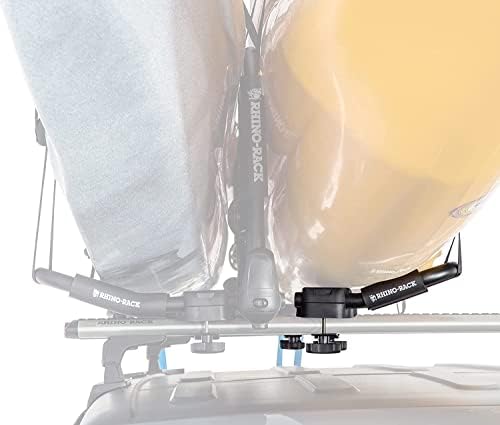 Rhino-Rack J Folding Kayak Carrier Extension, Includes 2 Padded Buckle Tie by Rhino-Rack