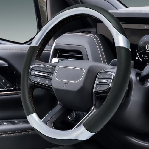 Yangday Leather Steering Wheel Cover - Image 3