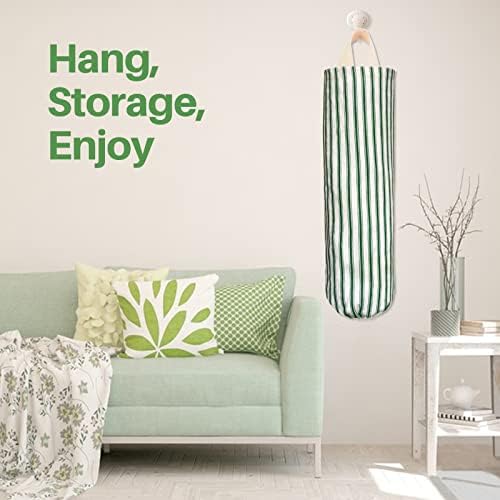 TOGETRUE Plastic Bag Holder, Wall Mount Grocery Bag Holder, Reusable Trash Bag - Image 6