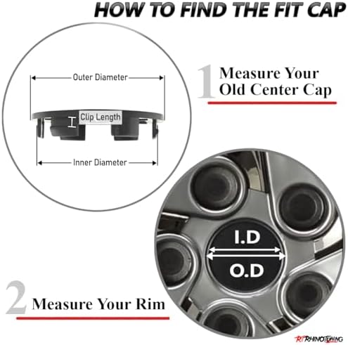 Set of 4 67mm/55mm Carbon Fiber Wheel Center Caps - Image 5