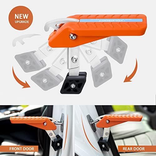 TOOENJOY 5 Gears Universal Car Door Step, Foldable Door Latch Hook - Image 4
