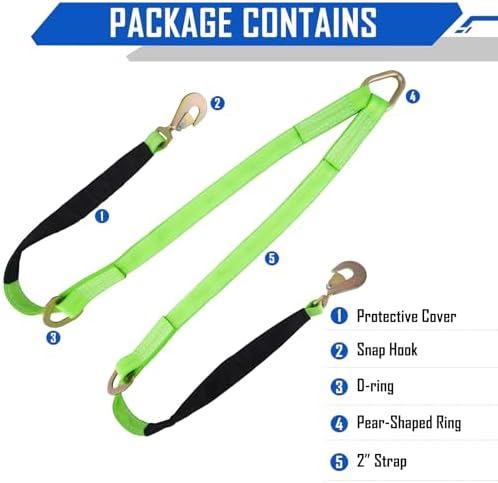 2" x 6' V-Bridle Strap, 4700 LBS Capacity - Image 4