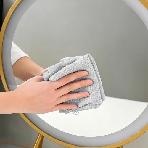 Prendoxy Dish Towels Microfiber Waffle 6 Pack, Lint Free, 23.6 x 15.7 Inch - Image 7