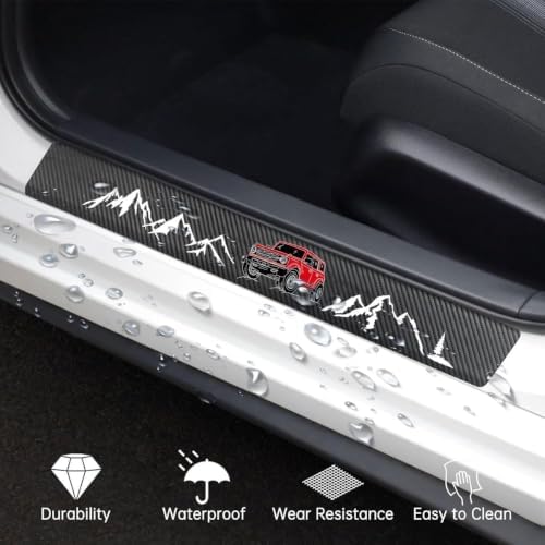 4PCS Car Door Edge Guards, Scratch Protector - Image 3