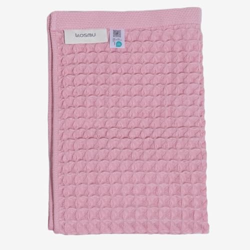 Luxury Organic Japanese Cotton Waffle Bath Towel | Thick, Quick Dry Bathroom by KOSMU