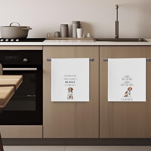 Funny Beagle Dish Towels Set - Image 5