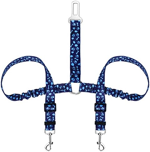 SlowTon Double Dog Seat Belt for Car by SlowTon
