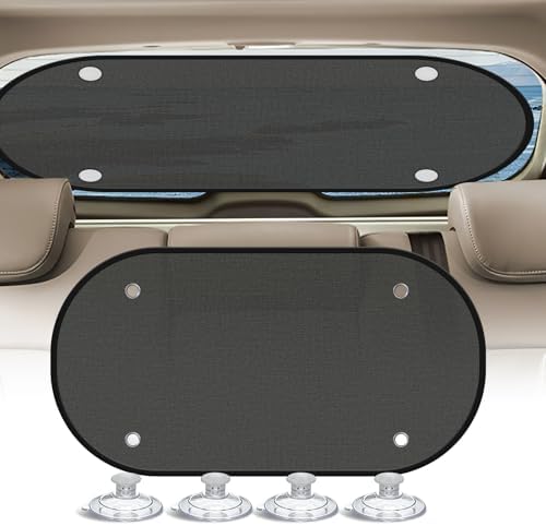 2026 New Upgrade Car Shades for Back Windows Baby 43.3"x23.6", Rear Window Sun by DETAILSAVER