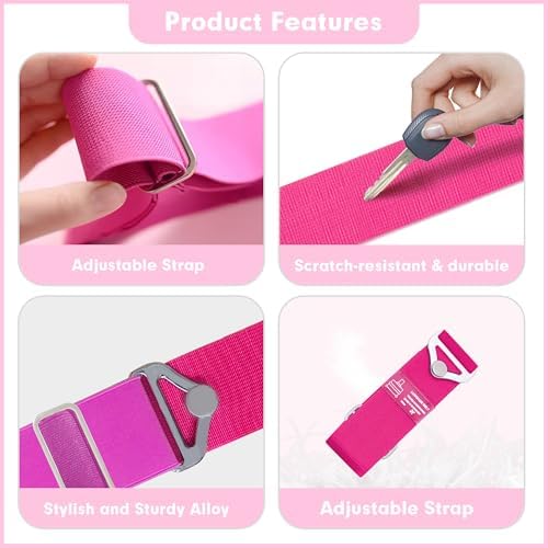 2-in-1 Travel Belt for Luggage Over Handle, Luggage Belt for Carry on Bag - Image 4