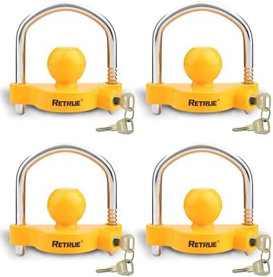 RETRUE Universal Trailer Coupler Lock by RETRUE-YourReliablePartner